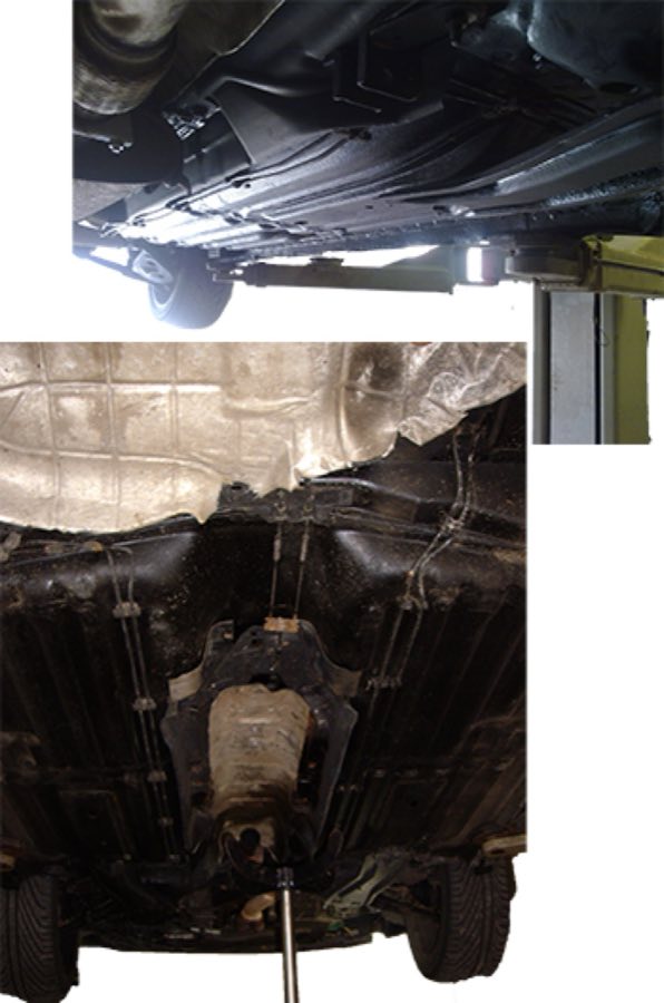 Auto apakšas antikorozijas apstrāde